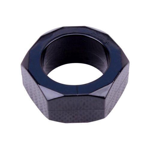 Nust Bolts Cock Ring-Black ~ CN-100394087