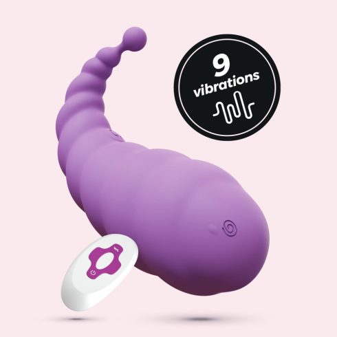 CRUSHIOUS COCOON RECHARGEABLE VIBRATING EGG WITH WIRELESS REMOTE CONTROL PURPLE CRU10264