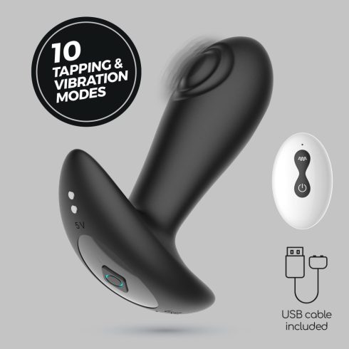 CRUSHIOUS OCTO TAPPING ANAL PLUG WITH REMOTE CONTROL CRU10311