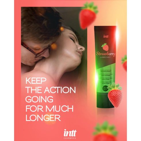 INTT Strawberry lubricant gel 100ml LU0004 
